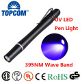 1W Money Detecter Best UV Light Flashlight 395NM-400NM Ultraviolet Pen Light For Inspection